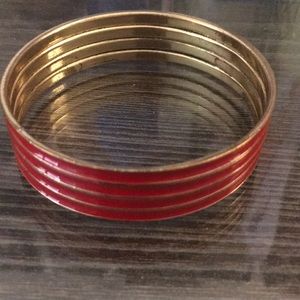 Red bangle bracelet